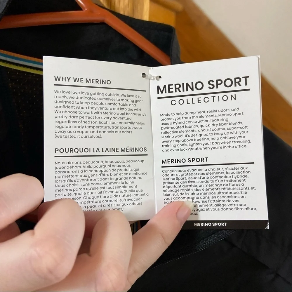 Smartwool Merino Sport Ultra Light Jacket Size Small Men’s NWT - Picture 3 of 6